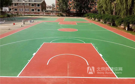 籃球場面層更美觀耐久