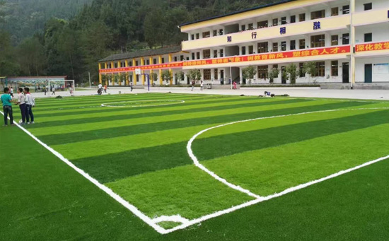 足球場(chǎng)人工草平的特點(diǎn)是運(yùn)動(dòng)性能為主