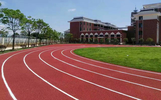 新標(biāo)準(zhǔn)塑膠跑道圖片