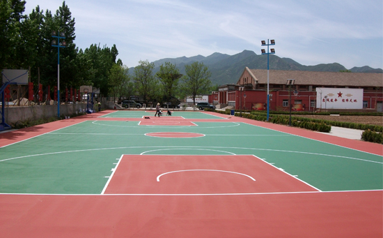 硅pu籃球場(chǎng)圖片