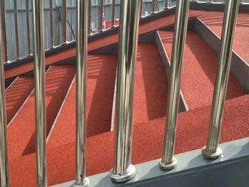 北京塑膠橋面施工工程案例之六里橋過街天橋地面施工