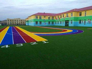 內(nèi)蒙人造草操場(chǎng)施工工程案例之臨河陽(yáng)光幼兒園