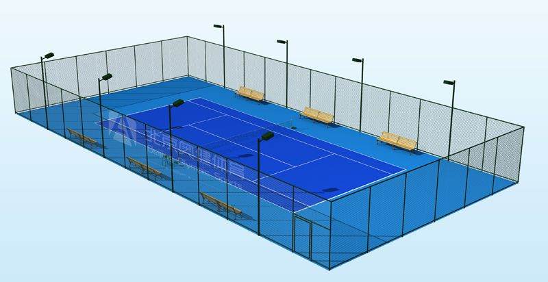 標(biāo)準(zhǔn)網(wǎng)球場(chǎng)地尺寸是多少，有圖有參數(shù)