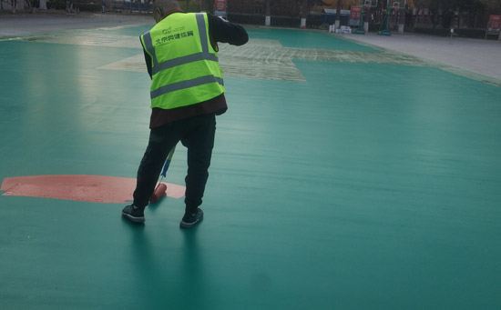 硅pu籃球場面層脫落是什么原因，補(bǔ)救措施有哪些